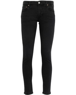 AG Jeans Super-Skinny Ankle Denim Jeans - Black