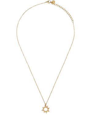 BLAKLACE Sun-Pendant Necklace - Metallic