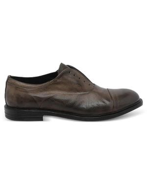 Pawelk's Daddy Leather Derby Shoes - Brown