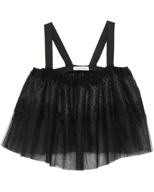 Viktor & Rolf Lace-Trim Blouse - Black