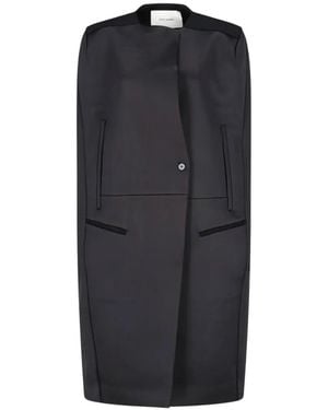 Entire studios Belted-Back Cape - Blue