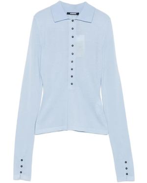 Jacquemus Merino-wool Polo Shirt - ブルー