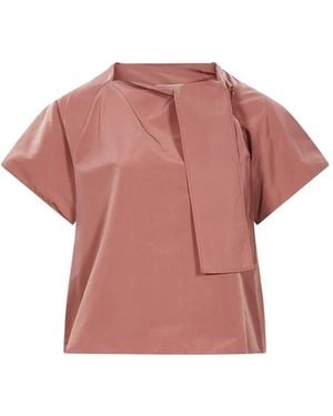 Weekend by Maxmara Bow-Detail Raglan-Sleeve Blouse - Pink