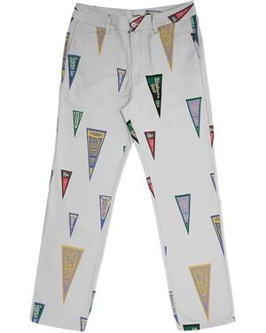 Students Golf Wesley Pennant Twill Pants - Gray
