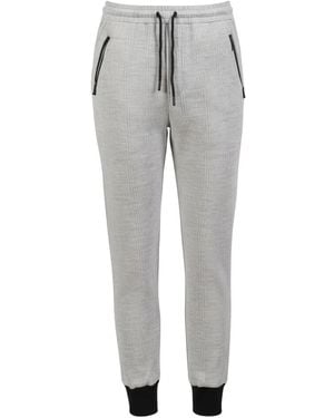 Kiton Zip-Drawstring Track Pants - Gray