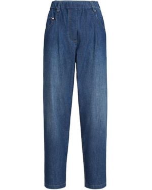Brunello Cucinelli Denim Cotton Jeans - Blue