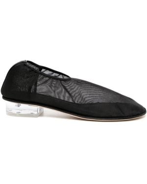 STUDIO AMELIA Vestige Ballerina Flats - Black