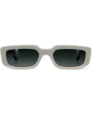 Chrome Hearts Zelda Rectangle-Frame Sunglasses - Green