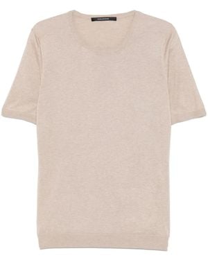 Tagliatore ファインニット Tシャツ - ナチュラル