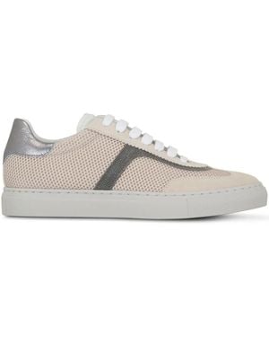 Brunello Cucinelli Sneakers Mit Monili-Kette - Weiß