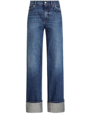 Dolce & Gabbana Turn-Up Cuffs Jeans - Blue