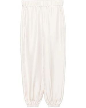 Lisa Yang Zijden Broek - Wit
