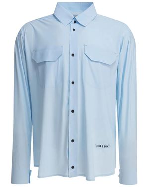 GR10K Double-Pocket Shirt - Blue