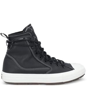 Converse High-Top Lace-Up Trainers - Black