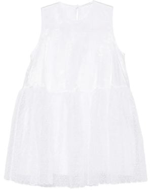 Cecilie Bahnsen Dahulu Sleeveless Mini Dress - White