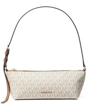 Michael Kors Laila Small Signature Logo Pochette - White