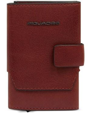 Piquadro Pop-Up Card Holder - Purple
