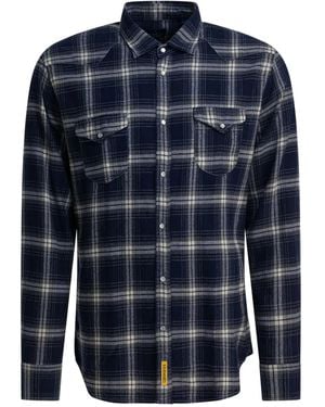 B.D. Baggies Plaid Pockets Shirt - Blue
