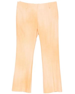 Ermanno Scervino Geplooide Broek Met Ceintuur - Wit