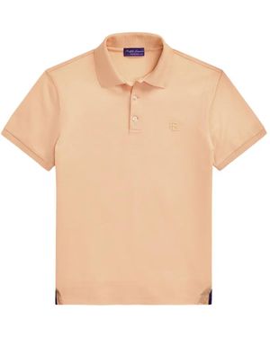 Polo Ralph Lauren Embroidered-Logo Piqué Polo Shirt - Natural