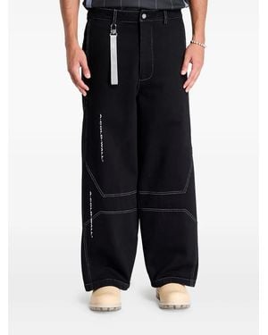 A_COLD_WALL* Wide-Leg Jeans - Black
