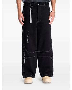 A_COLD_WALL* Wide-Leg Jeans - Black
