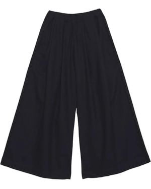 Baserange Avi Silk Pants - Blue