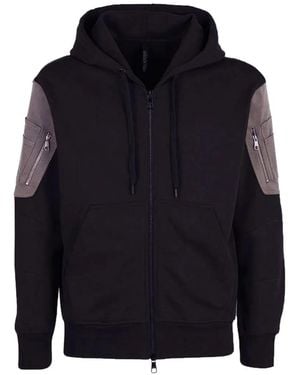 Neil Barrett Zip-Up Hoodie - Blue