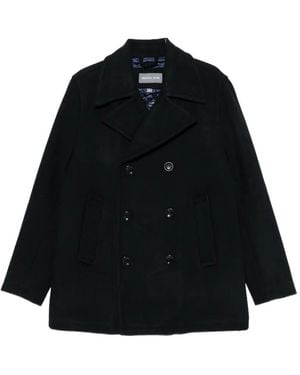 Michael Kors Double-Breasted Pea Coat - Black