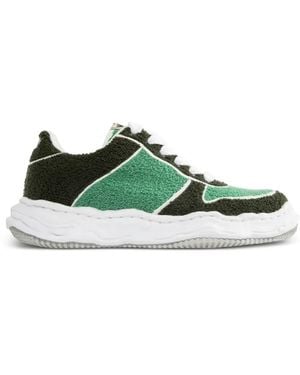 Maison Mihara Yasuhiro Wayne Bouclé Trainers - Green
