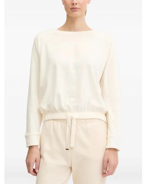 BOSS Crew-neck sweatshirt - Natur