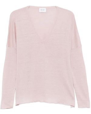 Be You Pullover Mit V-Ausschnitt - Pink