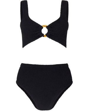 Hunza G Seersucker Bikini - Zwart