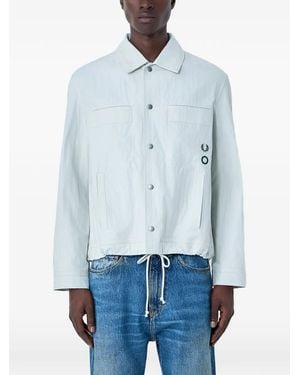 Fred Perry X Craig Surchemise À Poche Poitrine - Blue