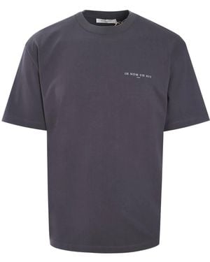 ih nom uh nit T-Shirt Mit Logo-Print - Blau