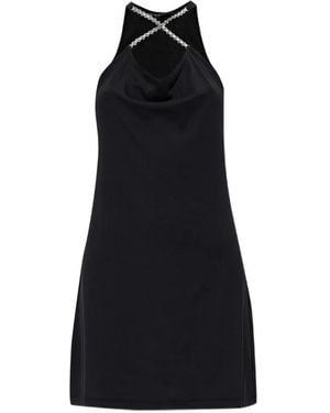 MISBHV Chain-Detail Halterneck Dress - Black