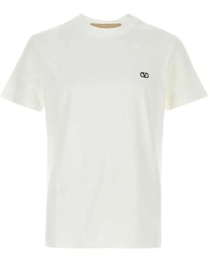 Valentino Garavani Front-Logo T-Shirt - White