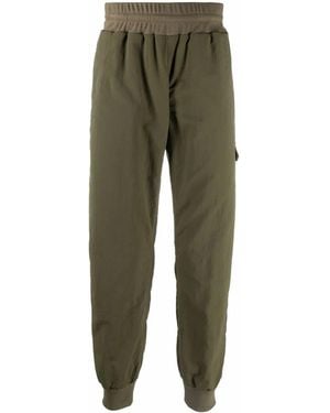 Undercover Cropped Track Trousers - Green