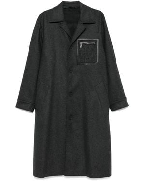 Fendi フェルトコート - ブラック