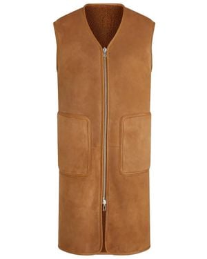 Belstaff Reversible Zip Vest - Brown
