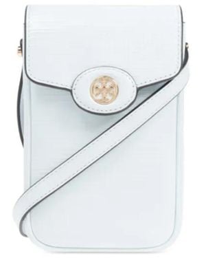 Tory Burch Robinson Phone Pouch - White