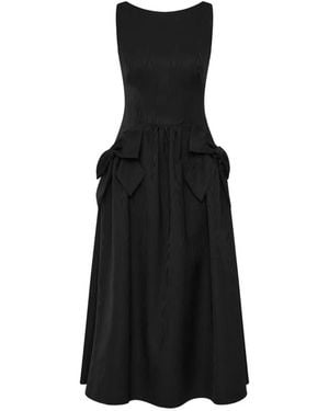 Rebecca Vallance Narcissa Midi Dress - Black
