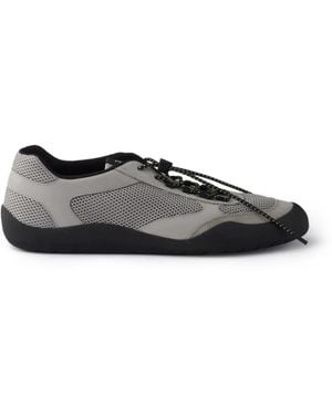 Prada Sneakers Speedrock Con Inserti - Grigio