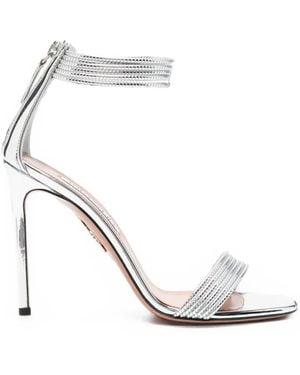 Aquazzura Sway Multi-Strap Sandals - White
