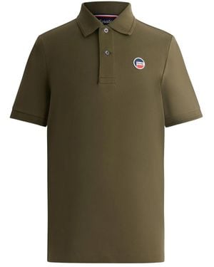 Fusalp Pique-Cotton Polo Shirt - Green