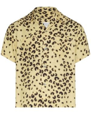 Maison Margiela Short-Sleeve Patterned Shirt - Yellow