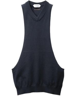 Versace V-Neck Tank Top - Blue