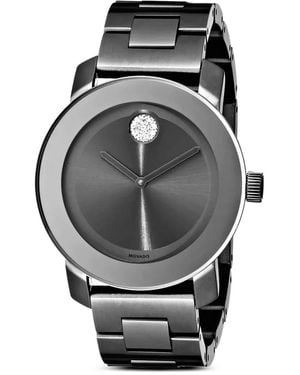 Movado Stainless Steel Bold 36Mm Watch - Grey