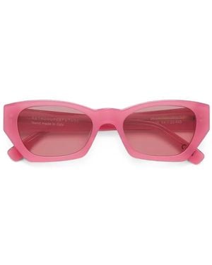 Retrosuperfuture Amata Geometric-Frame Sunglasses - Pink