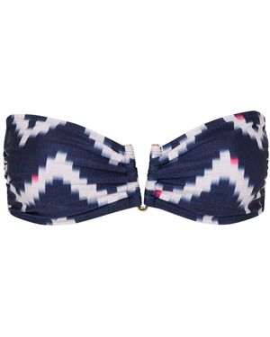 Lenny Niemeyer Bikinioberteil Mit Zickzack-Print - Blau